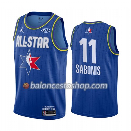 Camiseta Hombre NBA Indiana Pacers Domantas Sabonis 11 2020 All-Star Jordan Brand Azul Swingman